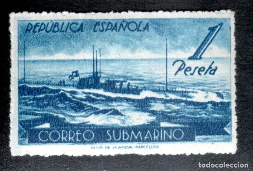 Sellos: EDIFIL 775 CORREO SUBMARINO 1938. VLOR CAT&Aacute;LOGO: 10 &euro;. MNH **