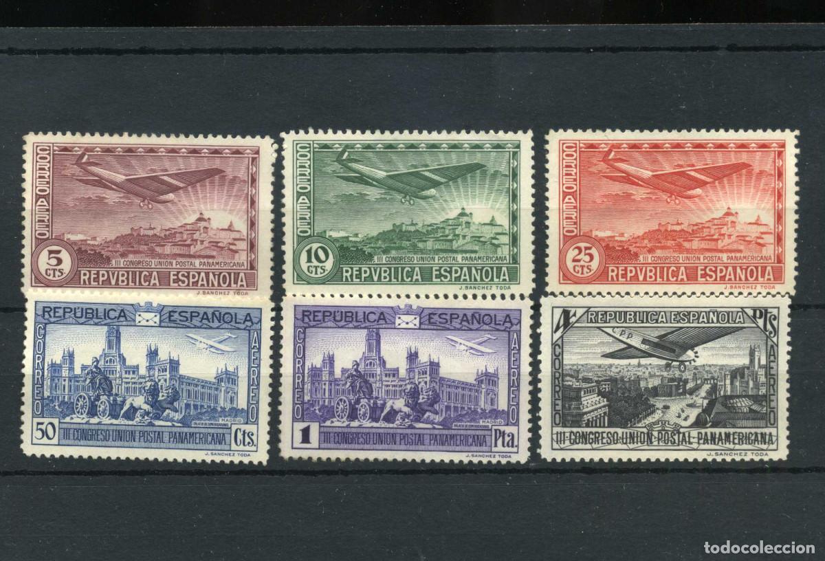 Sellos: XS- Congreso UPP CORREO AEREO 1931 Serie x6 Ed. 614-619 MH*