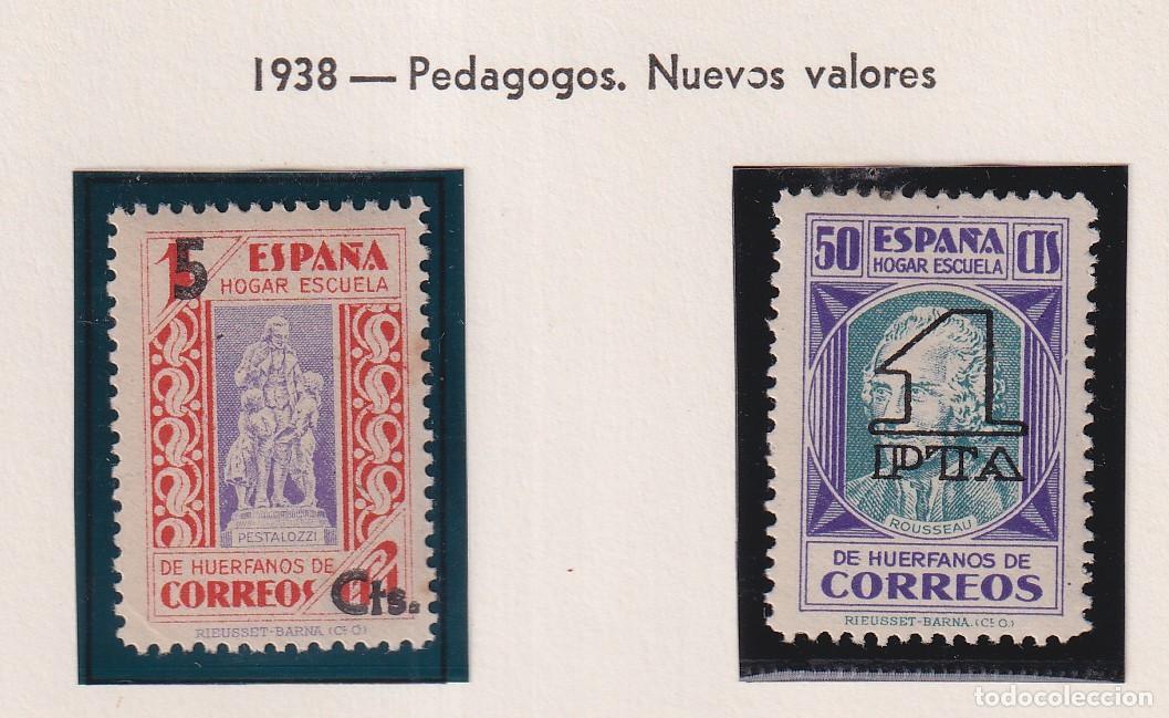 Sellos: 1938 - PEDAGOGOS - NUEVOS VALORES - SOBRECARGADOS - NUEVOS