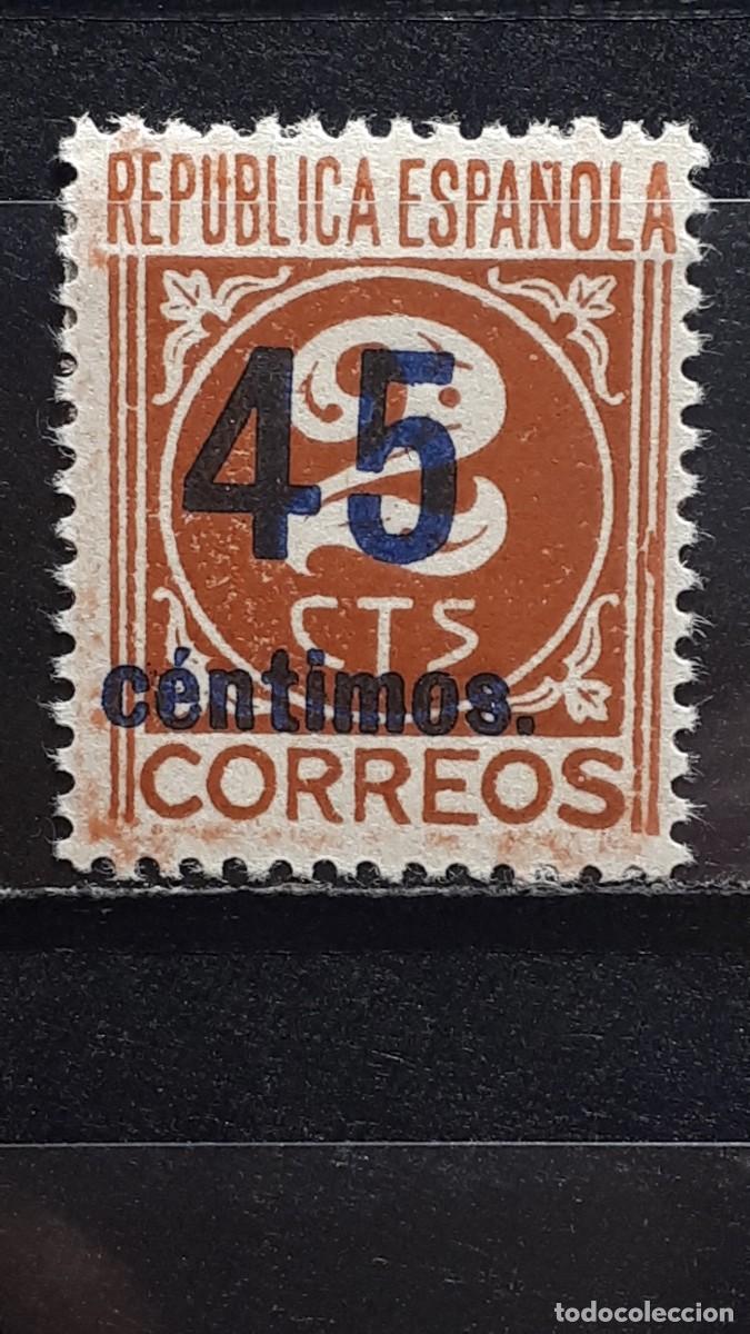 Sellos: ESPA&Ntilde;A. A&Ntilde;O 1938 *. EDIFIL 744.