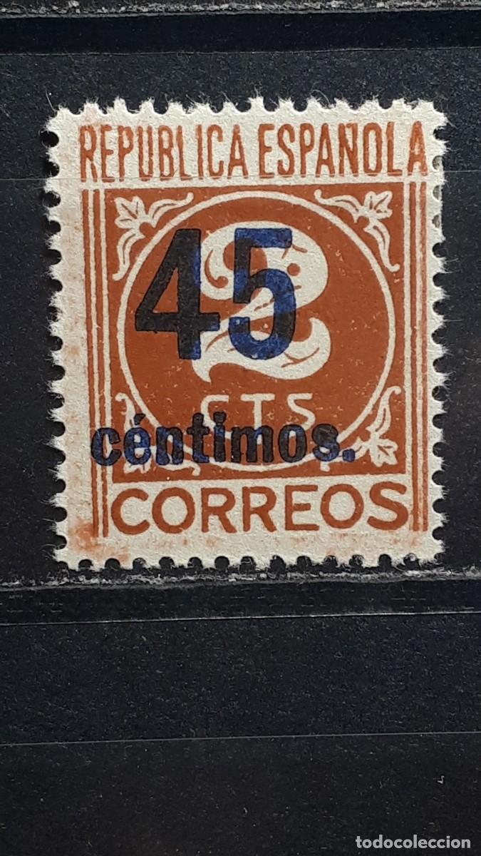 Sellos: ESPA&Ntilde;A. A&Ntilde;O 1938 *. EDIFIL 744.
