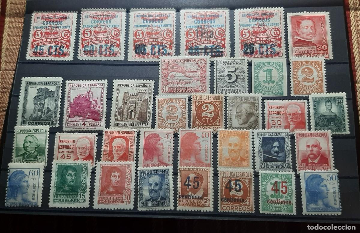 Timbres: (ESPA&Ntilde;A) LOTE DE SELLOS