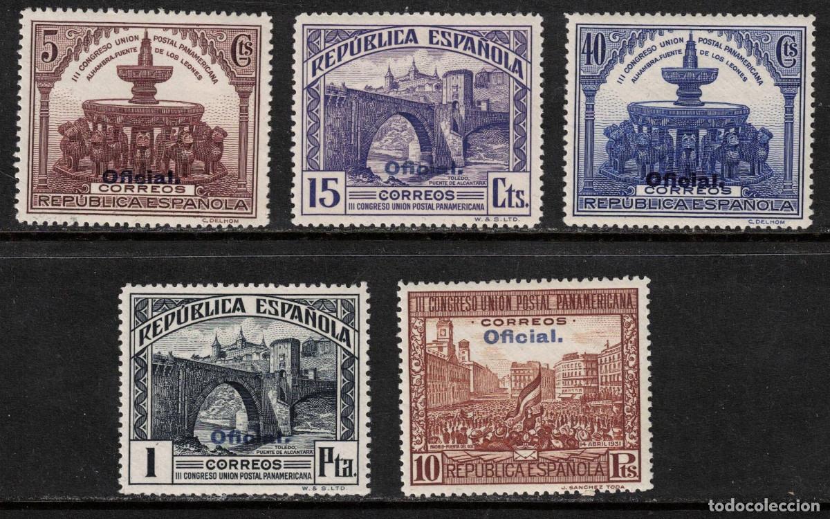 Sellos: ESPA&Ntilde;A UNION POSTAL PANAMERICANA ** 620hcc/629hcc VARIEDAD A&Ntilde;O 1931 - MNH - LUJO