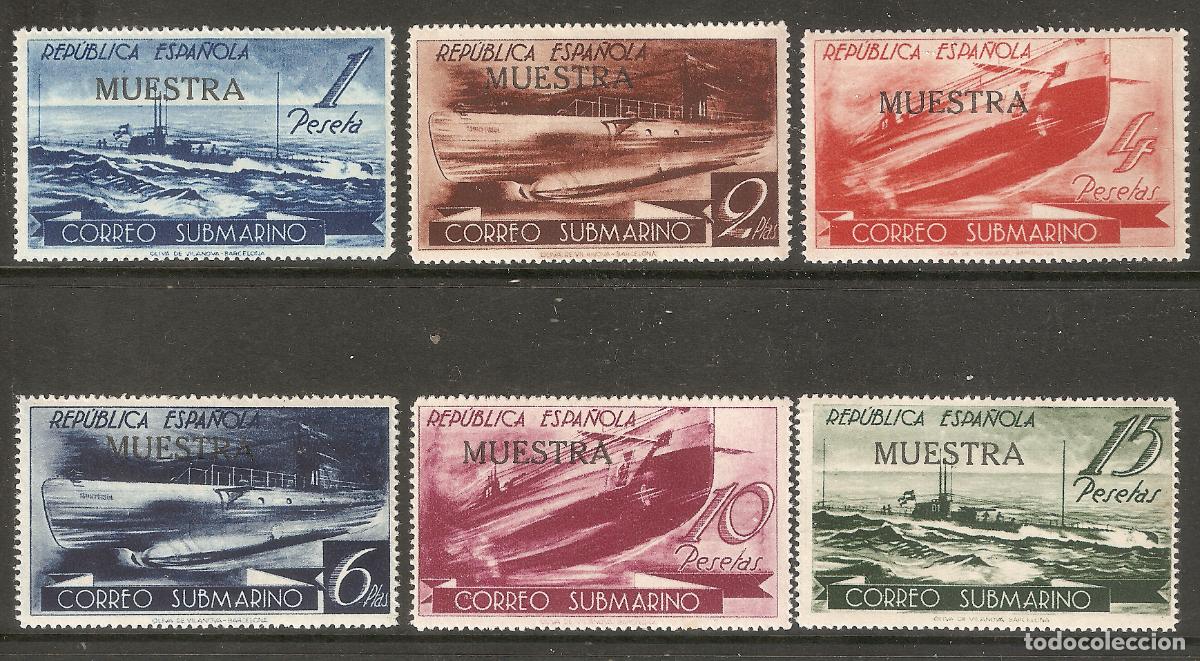 Timbres: 1938 CORREO SUBMARINO EDIFIL 775/0** SIN FIJASELLOS MUESTRA