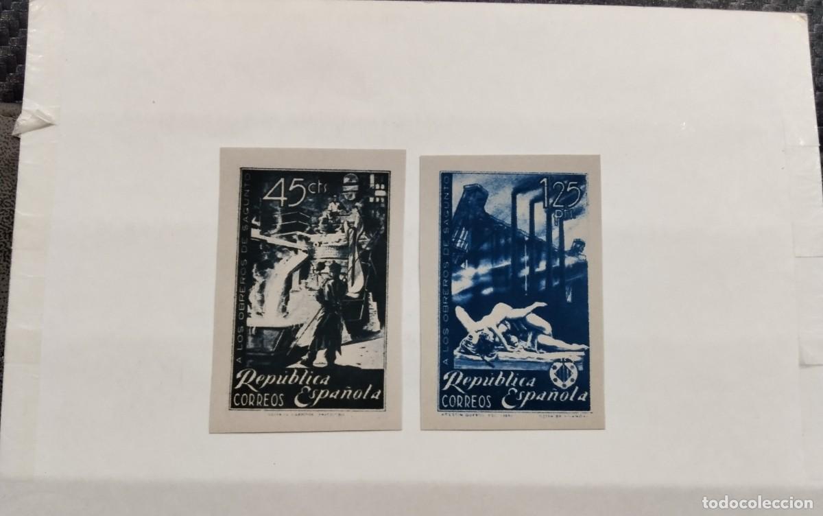 Briefmarken: ESPA&Ntilde;A - 1938 - II REPUBLICA - EDIFIL 773s/774S - SIN DENTAR - MNH** - NUEVOS.