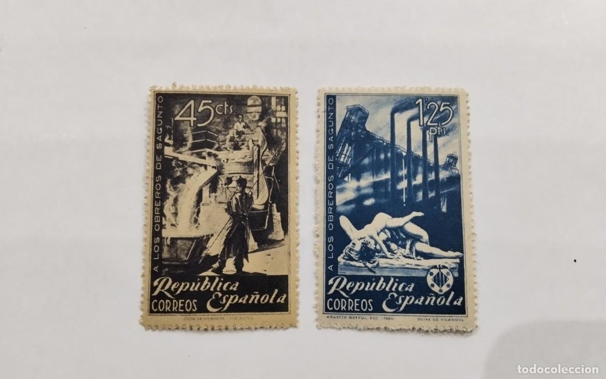 Briefmarken: ESPA&Ntilde;A - 1938 - II REPUBLICA - EDIFIL 773/774 - MNH** - NUEVOS.