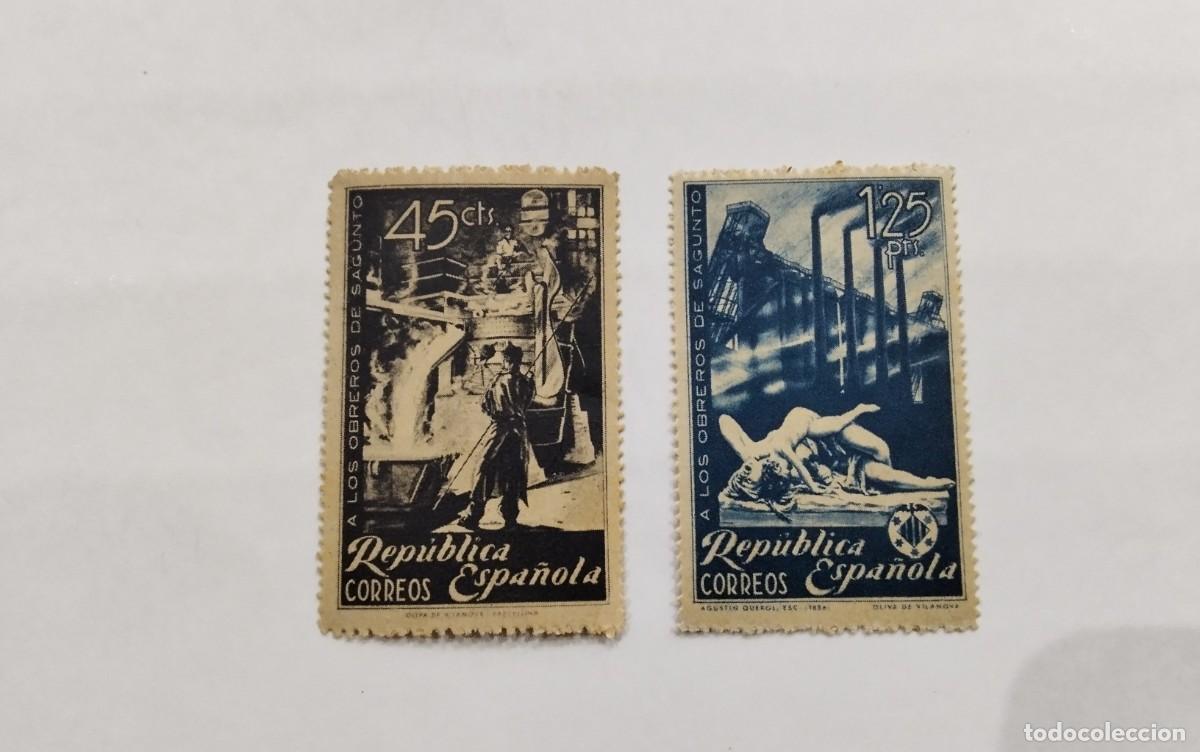 Briefmarken: ESPA&Ntilde;A - 1938 - II REPUBLICA - EDIFIL 773/774 - MNH** - NUEVOS.