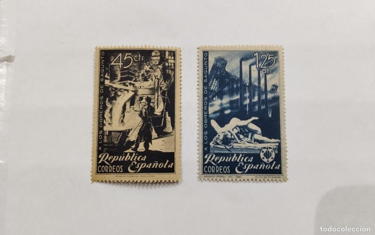 Briefmarken: ESPA&Ntilde;A - 1938 - II REPUBLICA - EDIFIL 773/774 - MNH** - NUEVOS.