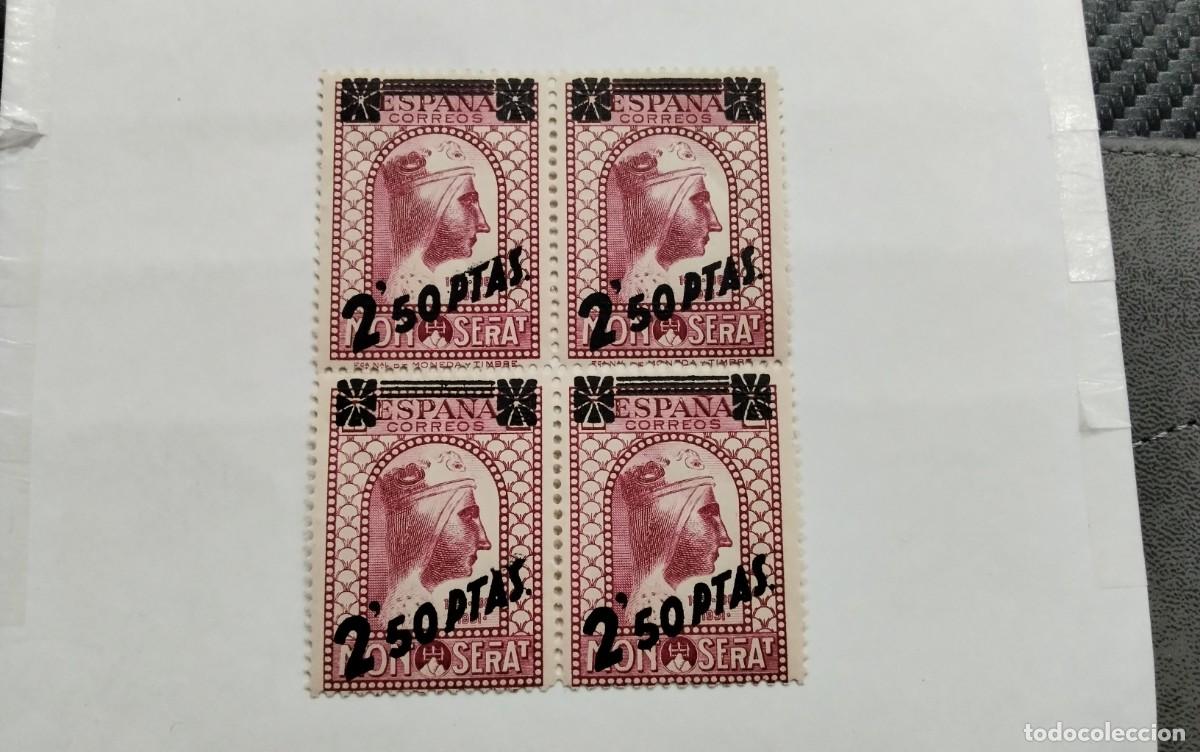 Selos: ESPA&Ntilde;A - 1938 - II REPUBLICA - EDIFIL 791 - BLOQUE DE 4 - MNH** - NUEVOS
