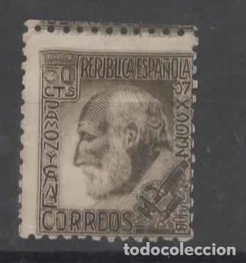Sellos: SEGUNDA REPUBLICA 1934 RAMON Y CAJAL PREMIO NOBEL MEDICINA MH CHARNELA