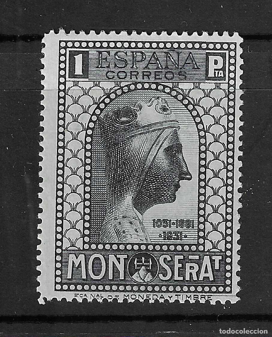 Stamps: 1931 MONSERRAT EDIFIL 646* CON FIJASELLOS
