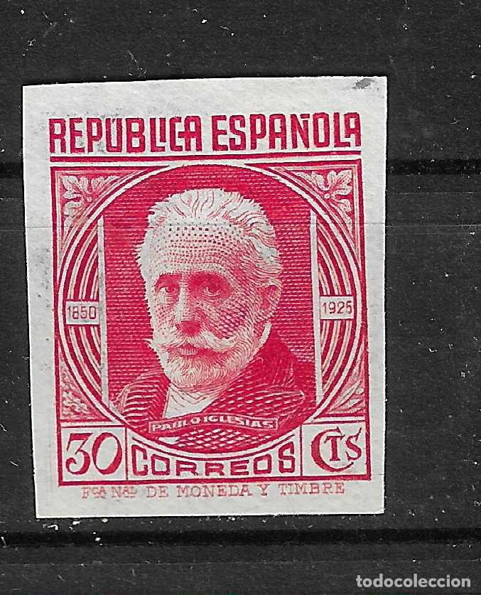 Francobolli: 1936 PERSONAJE EDIFIL 734** SIN DENTAR SIN FIJASELLOS