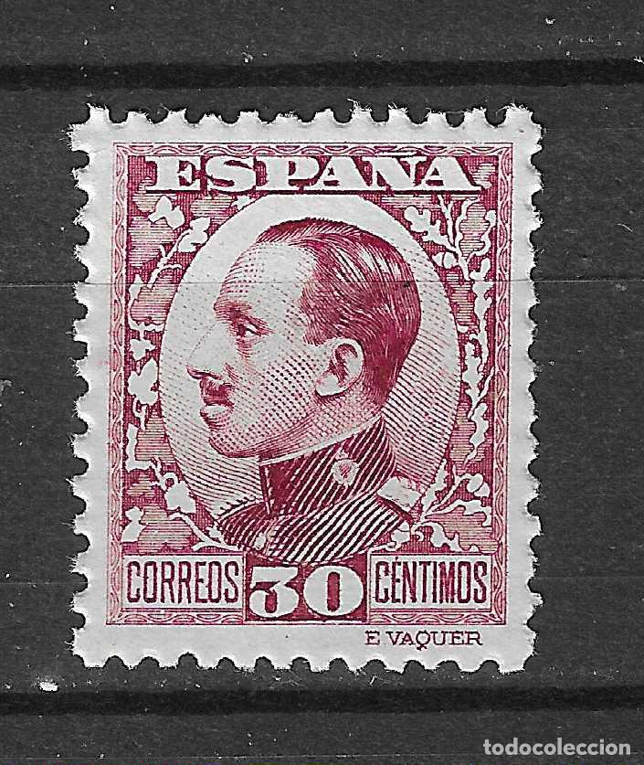 Selos: 1930 ALFONSO XIII VAQUER DE PERFIL EDIFIL 496** SIN FIJASELLOS BIEN CENTRADO