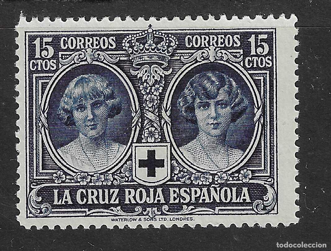 Selos: 1926 CRUZ ROJA EDIFIL 329* CON FIJASELLOS