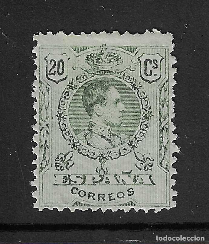 Selos: 1909 ALFONSO XIII MEDALLON EDIFIL 272* CON FIJASELLOS