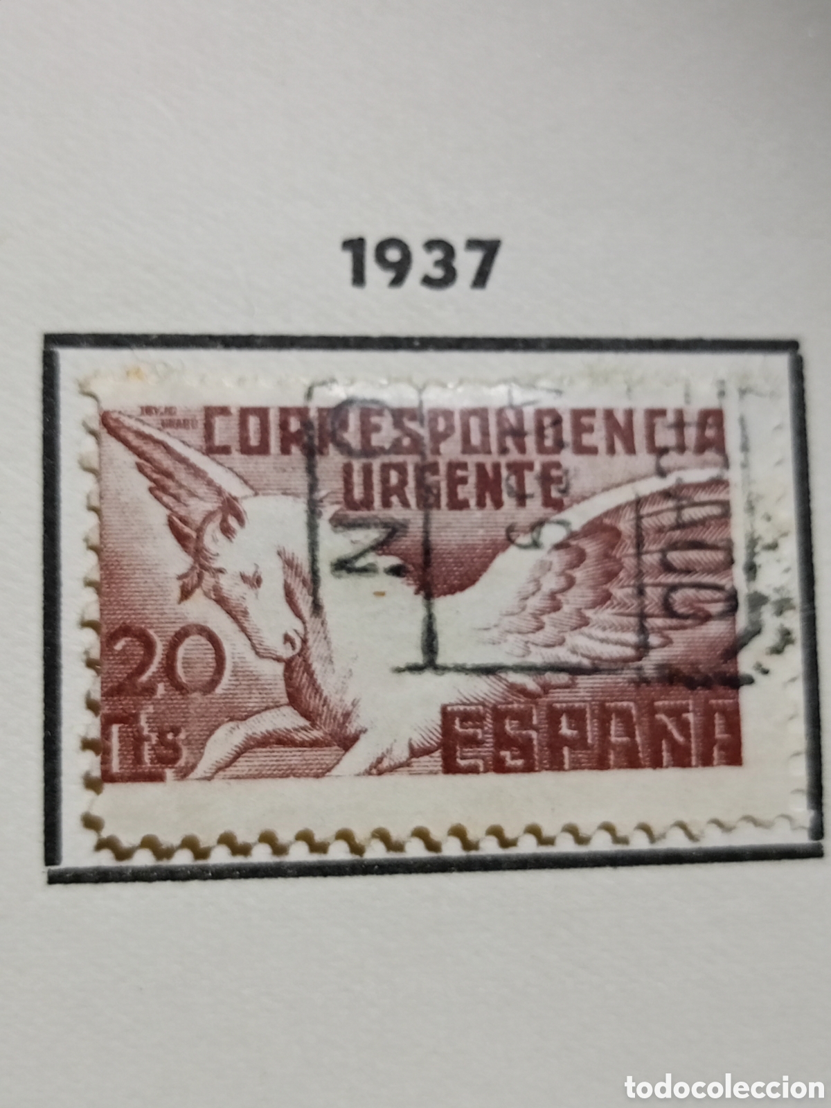 Timbres: ESPA&Ntilde;A, 1937. EDIFIL 832. PEGASO.