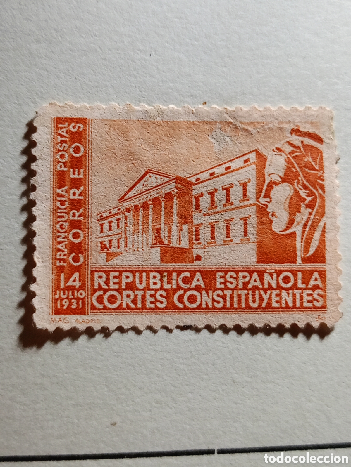 Timbres: 1931 REPUBLICA ESPA&Ntilde;OLA. CORTES CONSTITUYENTES. ** MH