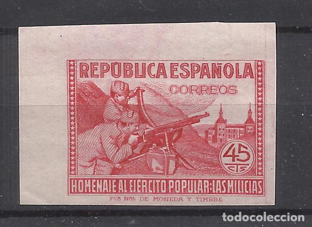 Selos: HOMENAJE AL EJERCITO POPULAR 1938 EDIFIL 795 S nuevo* SIN DENTAR VALOR 2002 CATALOGO 28.- EUROS