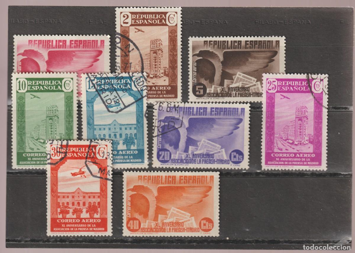 Sellos: Espa&ntilde;a 1936 - Edifil 711/719 usado