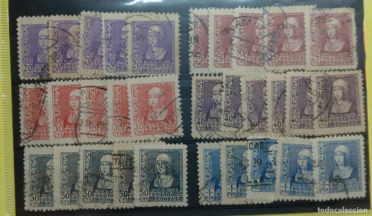 Timbres: series Isabel la cat&oacute;lica 1938