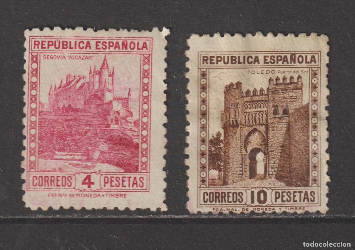 Sellos: Espa&ntilde;a 1932 - Edifil 674/675 nuevos sin goma