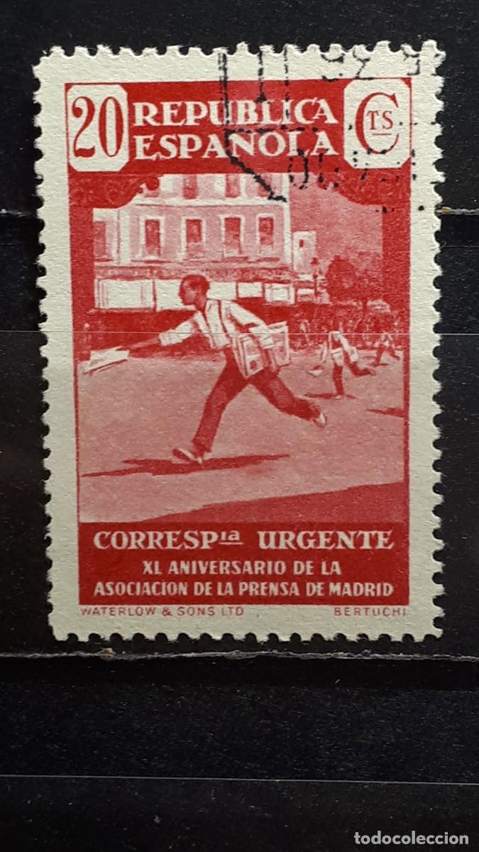 Sellos: ESPA&Ntilde;A . A&ntilde;o 1936. &deg;. EDIFIL 710