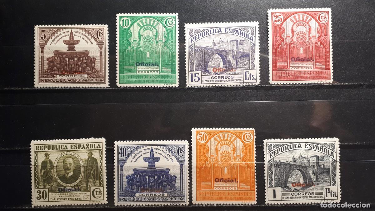 Sellos: ESPA&Ntilde;A . A&ntilde;o 1931. **/*. EDIFIL 620/7. Serie corta.