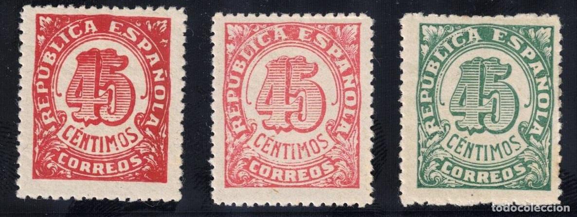 Sellos: ESPA&Ntilde;A CIFRAS * NE29/NE31 NO EXPENDIDOS - A&Ntilde;O 1938 - CERTIFICADO COMEX - MH