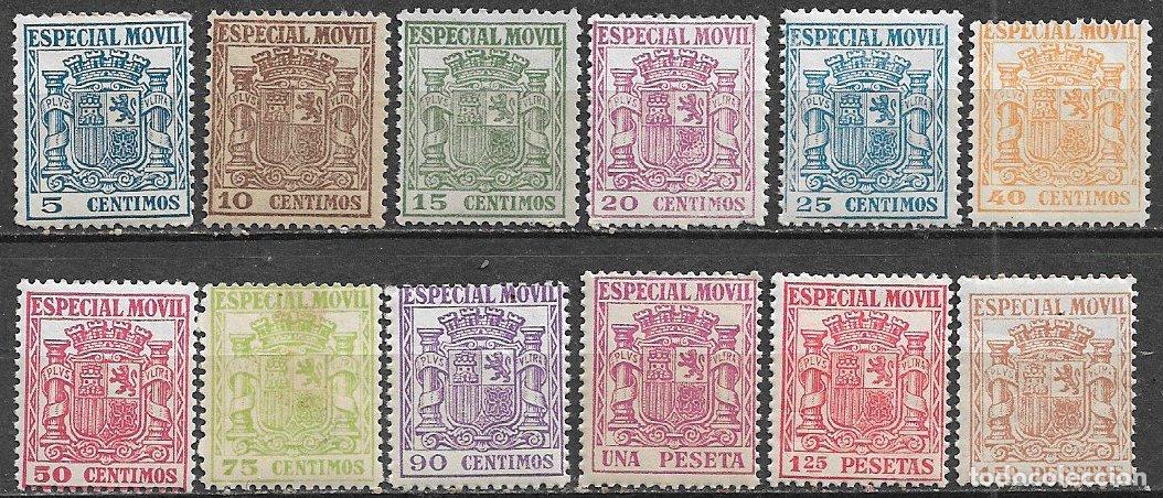 Sellos: FISCALES, Especial M&oacute;vil 1932 Alemany n&ordm; 38 a 52 * * sin 43, 44 ni 47