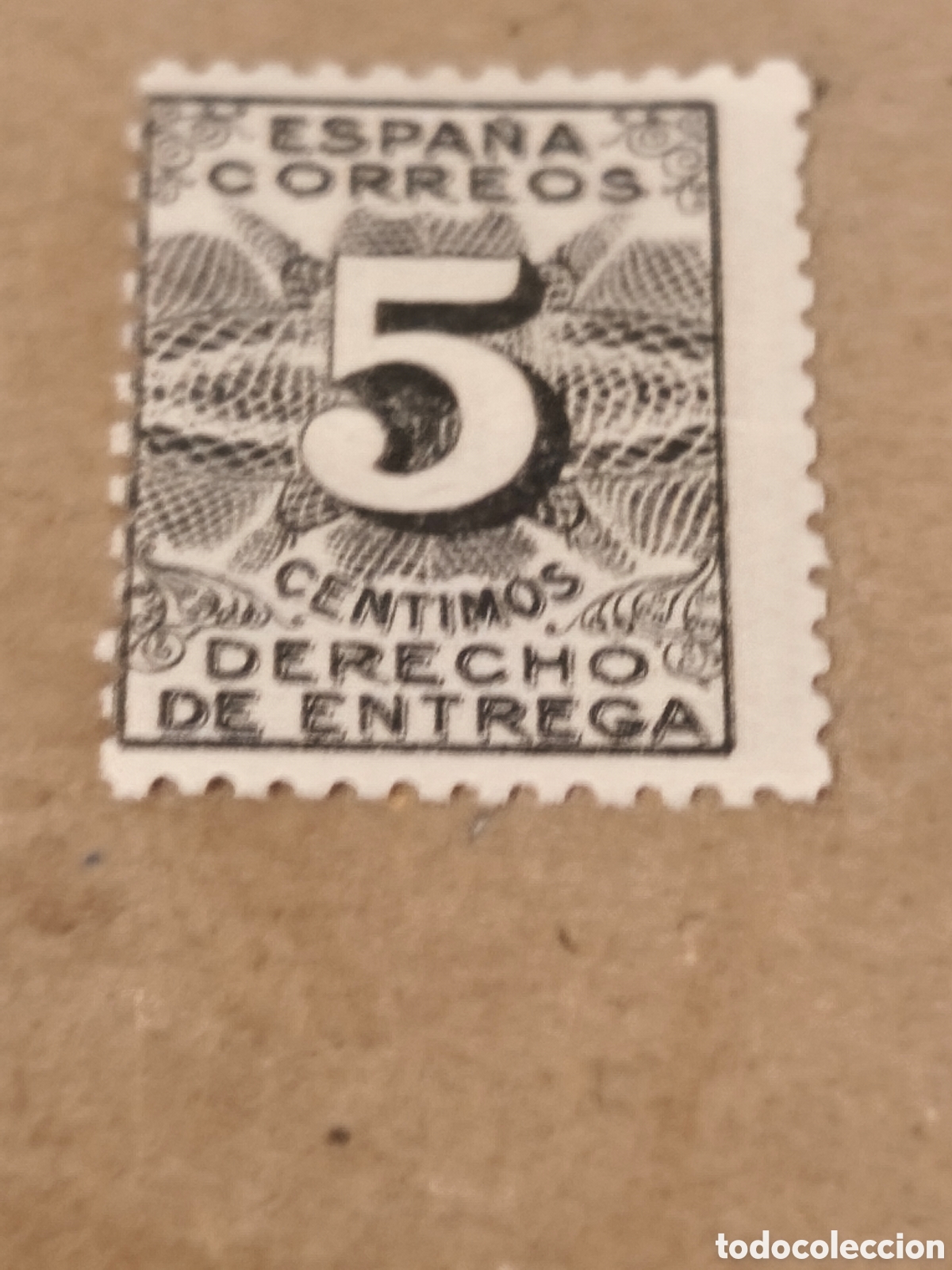 Sellos: Sello n 592 de Espa&ntilde;a nuevo con su goma 5 cts derecho de entrega ver imagenes