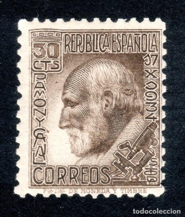 Sellos: EDIFIL 680 SANTIAGO RAM&Oacute;N Y CAJAL 1934. VALOR CAT&Aacute;LOGO: 27 &euro;. MLH.