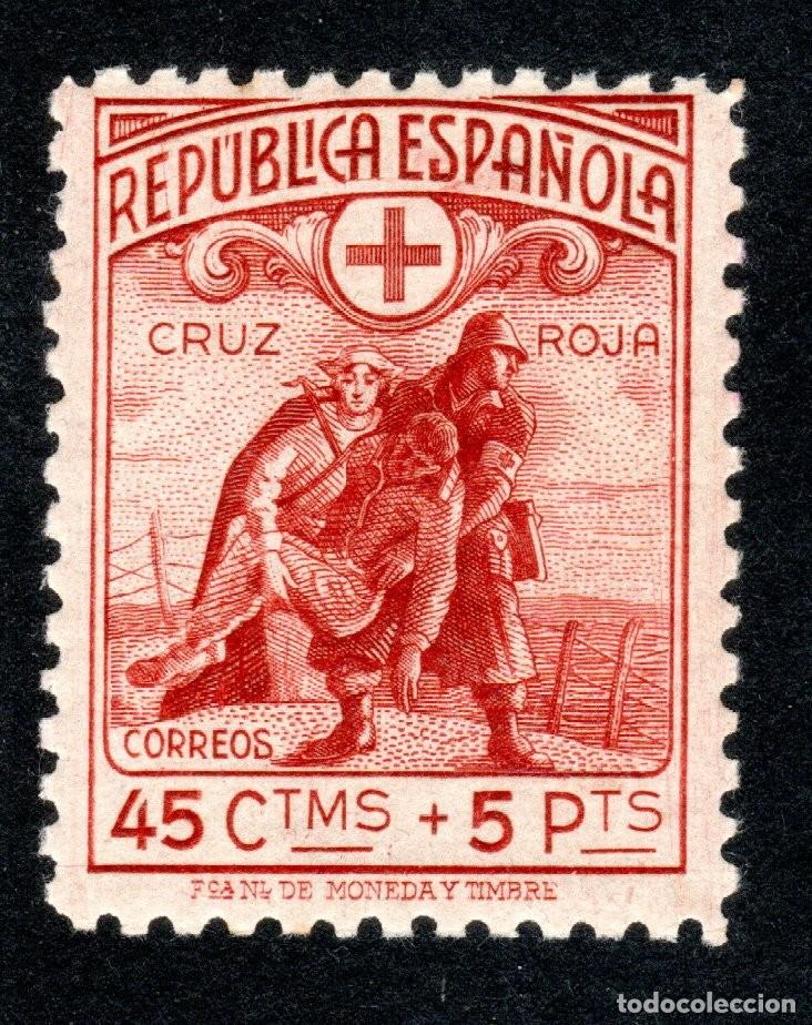 Sellos: EDIFIL 767 CRUZ ROJA ESPA&Ntilde;OLA 1938. MNH **