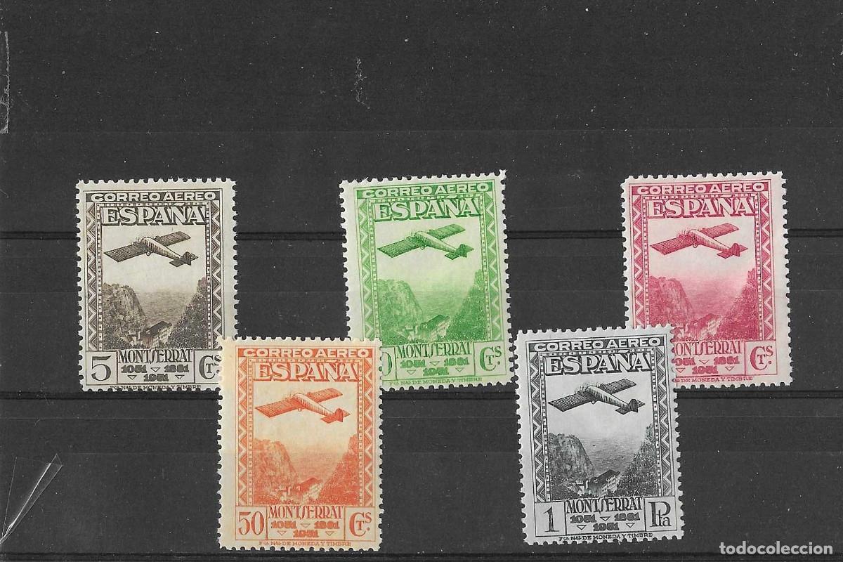 Sellos: Sellos de Espa&ntilde;a A&ntilde;o 1931 IX Centenario Monasterio Monserrat Sellos nuevos**