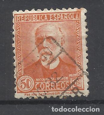 Sellos: salmeron 1931 EDIFIL 661 USADO VALOR 2022 CATALOGO 19.- EUROS