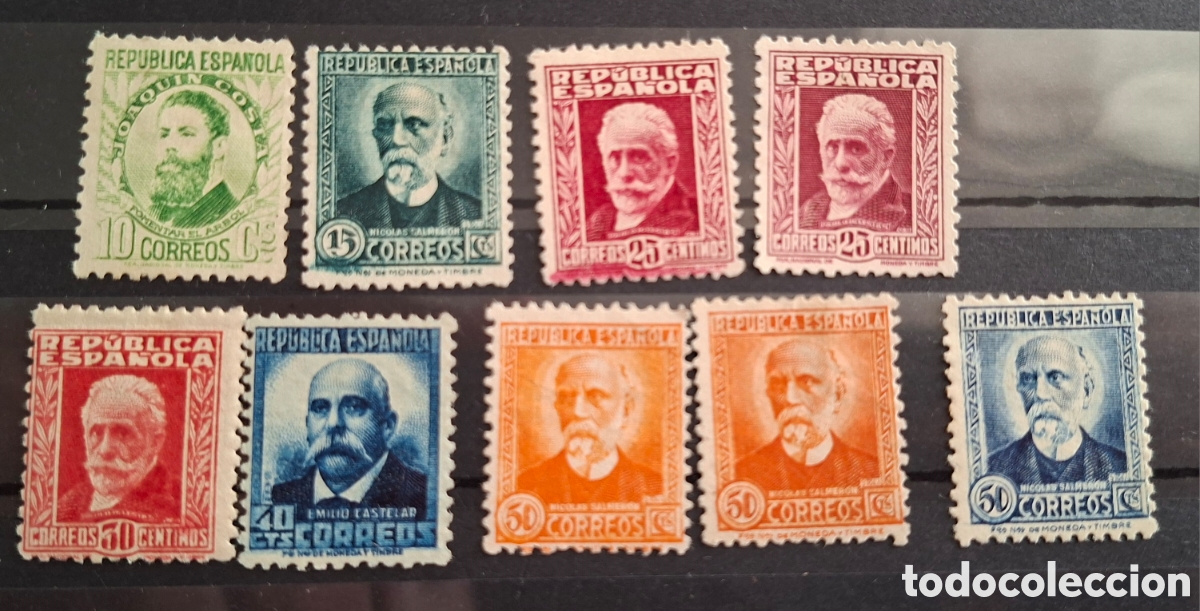 Sellos: Espa&ntilde;a sellos Personajes 1932 Nuevos**