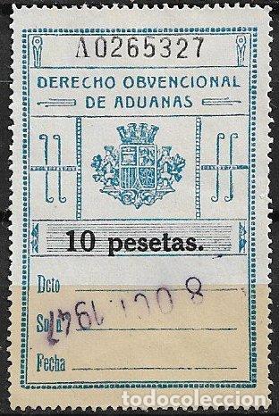 Sellos: FISCALES, Derecho Obvencional de Aduanas, 1931 n&ordm; 21 (o)