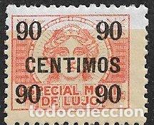 Sellos: FISCALES, 1936 Especial M&oacute;vil de Lujo, n&ordm; 25 * *