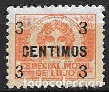 Sellos: FISCALES, 1936 Especial M&oacute;vil de Lujo, n&ordm; 20 * *