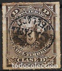 Sellos: FISCALES, 1879 Impuesto del Timbre, n&ordm; 134 (*)