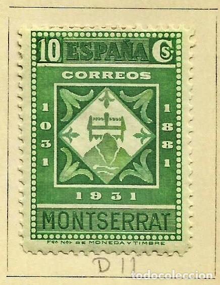 Sellos: ESPA&Ntilde;A 1931 - 900 A&Ntilde;OS DE MONASTERIO DE MONTSERRAT - EDIFIL 639*