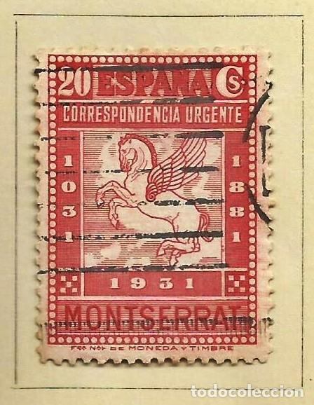 Sellos: ESPA&Ntilde;A 1931 - 900 A&Ntilde;OS DE MONASTERIO DE MONTSERRAT - EDIFIL 649 USADO