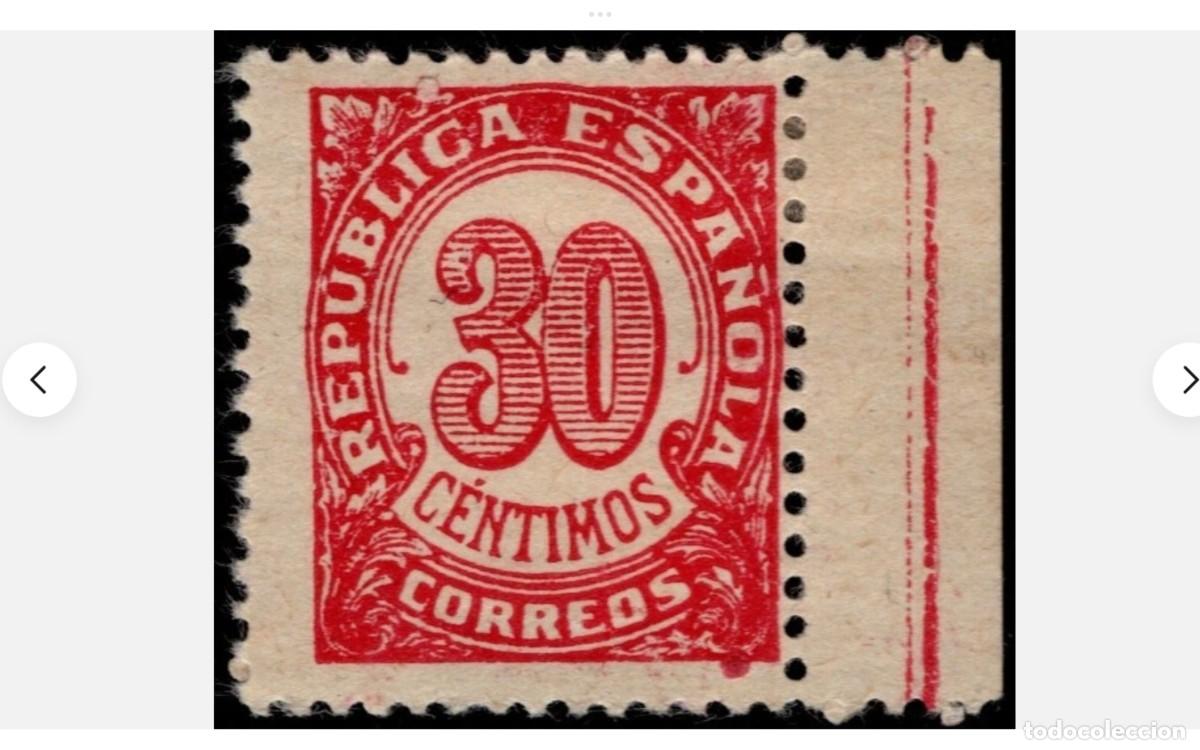 Stamps: ESPA&Ntilde;A -1936 - EDIFIL 750 -N&uacute;mero de control al dorso - MUY RARO - MH* - NUEVO