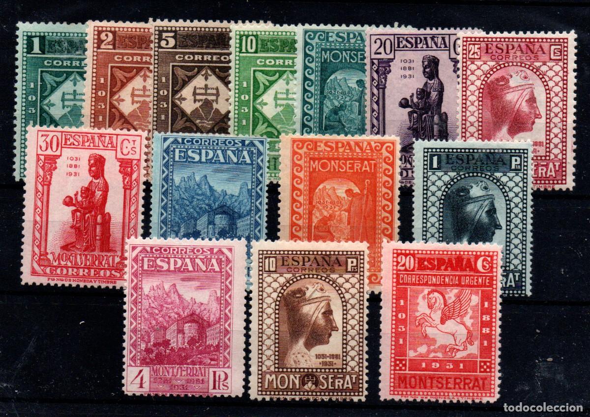 Sellos: Espa&ntilde;a n&ordm; 636/49. A&ntilde;o 1931