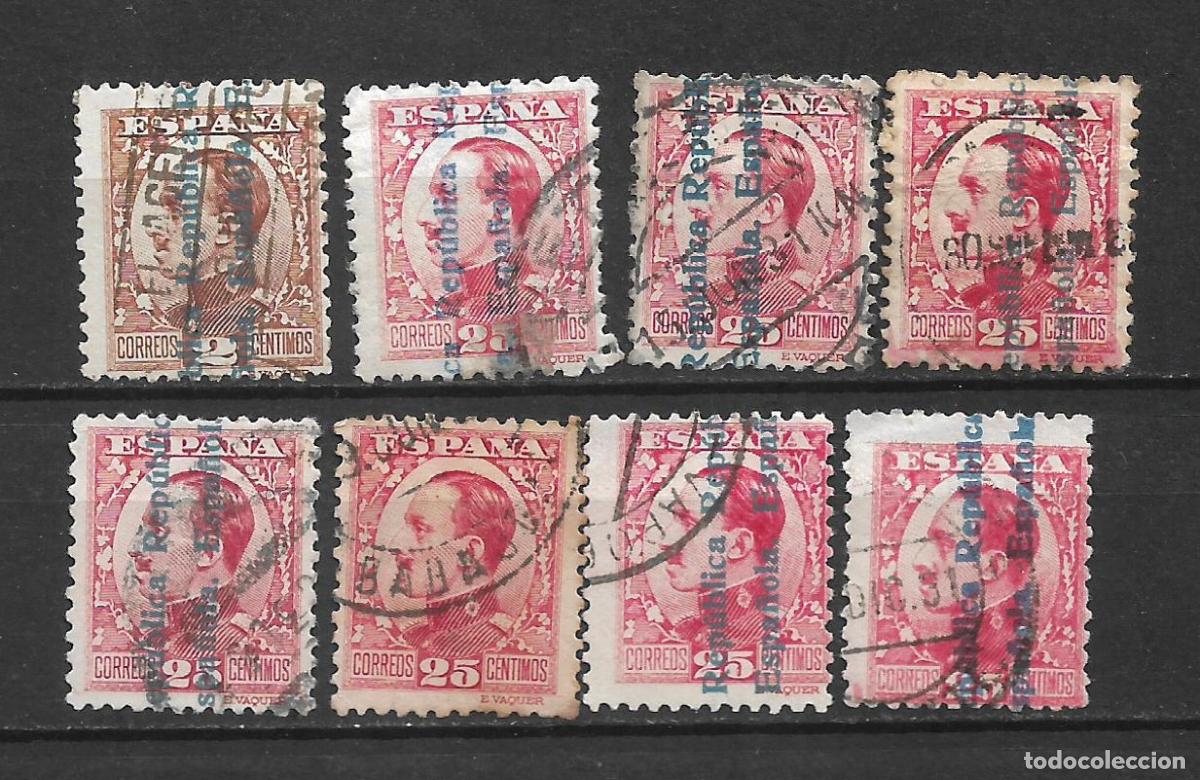 Sellos: espa&ntilde;a lote 8 sellos usados - 1/7