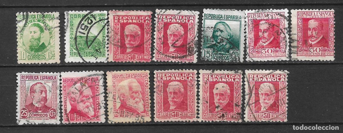 Sellos: espa&ntilde;a lote 13 sellos usados - 1/7