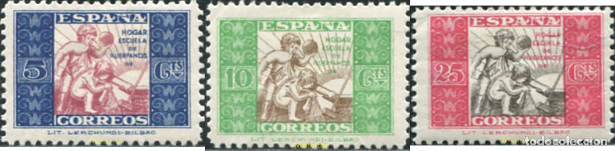 Stamps: 312859 HINGED ESPA&Ntilde;A 1937 ALEGORIAS INFANTILES