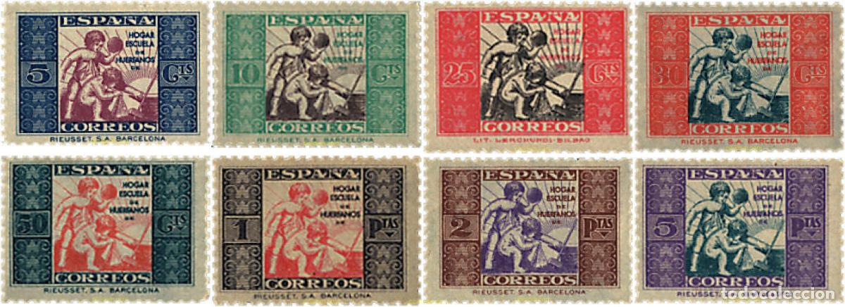 Stamps: 84135 MNH ESPA&Ntilde;A 1934 HUERFANOS DE CORREO