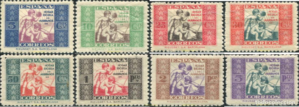 Stamps: 312858 HINGED ESPA&Ntilde;A 1934 HUERFANOS DE CORREO