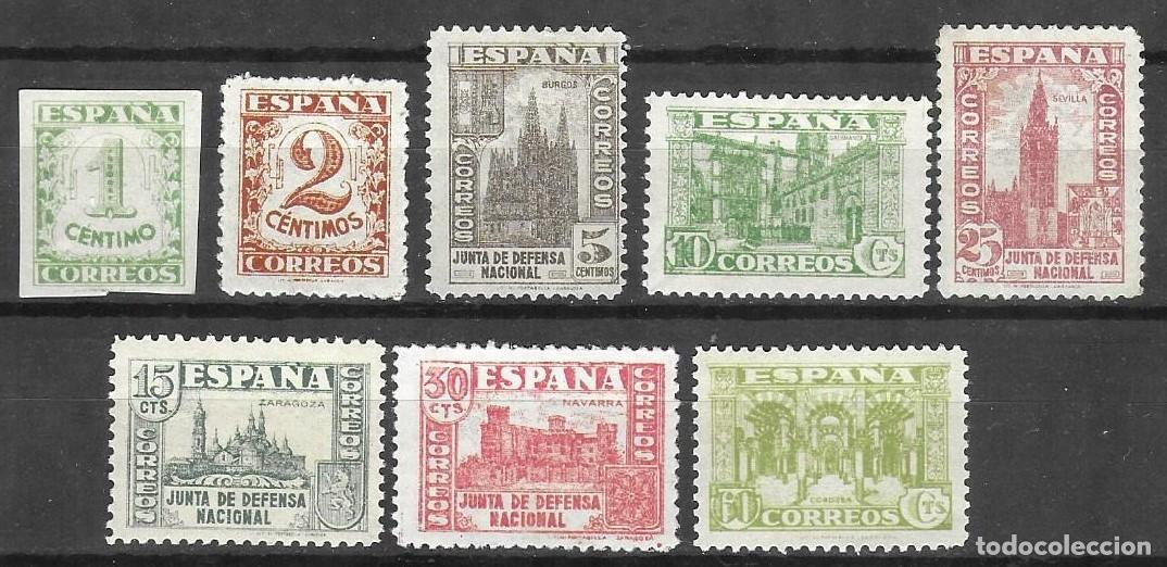 Sellos: SELLOS* ESPA&Ntilde;A 1936, EDIFIL 802/ 08 + 810
