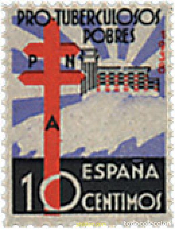 Sellos: 86025 MNH ESPA&Ntilde;A 1938 ANTITUBERCULOSIS